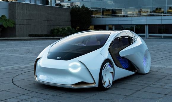▲▼Concept-i概念车的外观相当有科技、未来感，不过目前仍在进行测试。（图／翻摄自 Nikkei）