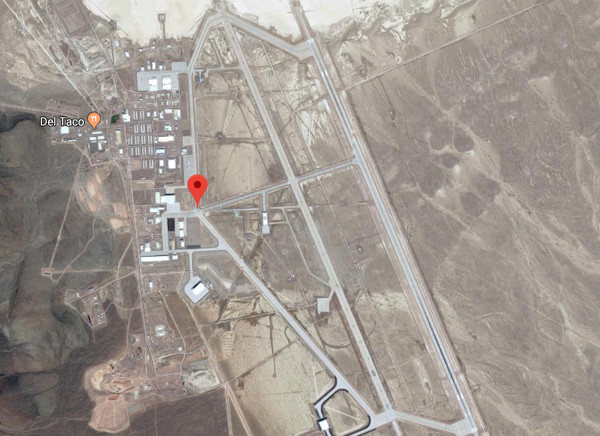 ▲位于美国内华达州（State of Nevada）的51区（Area 51）空军基地。（图／翻摄自Google Map）